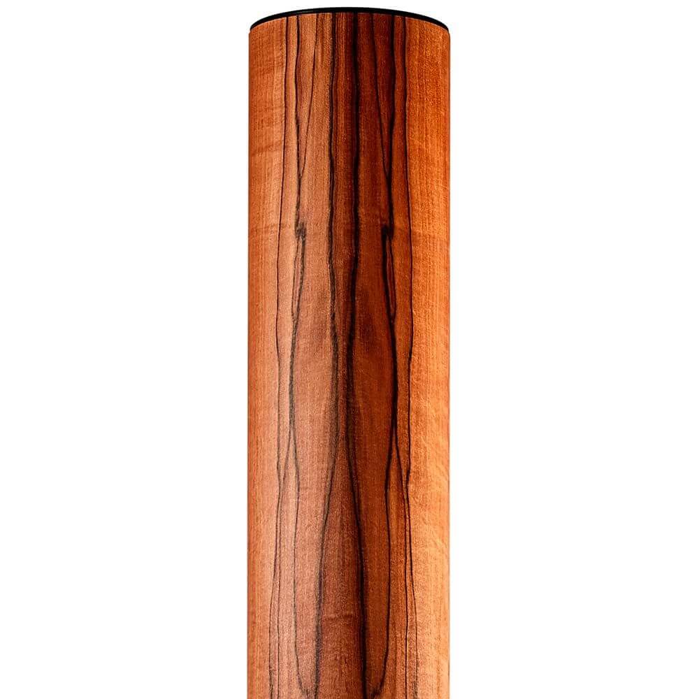 LED Holz-Stehleuchte Arbor 190cm Tineo mit auffälliger Holzmaserung.