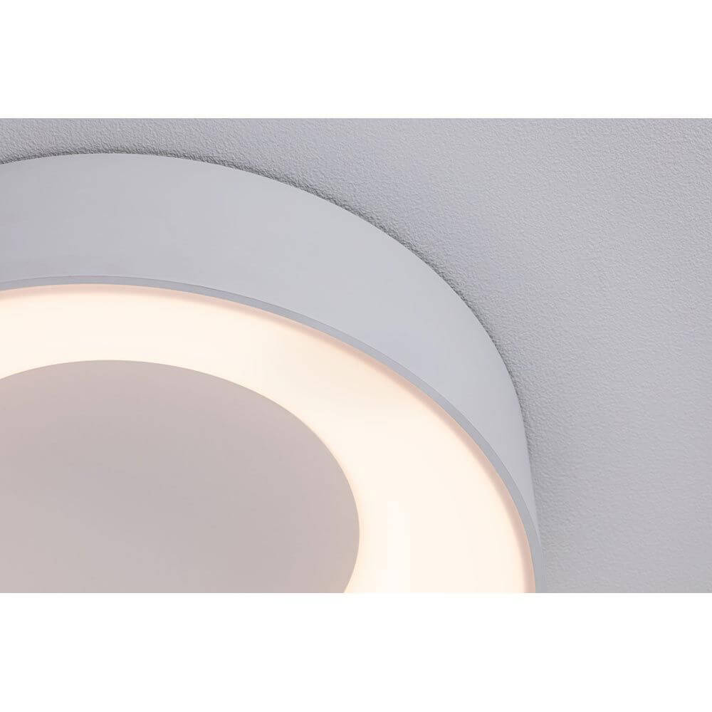 LED HomeSpa Deckenleuchte Casca Switch Dimmbar - Detailansicht des runden Designs und des Lichtsystems.