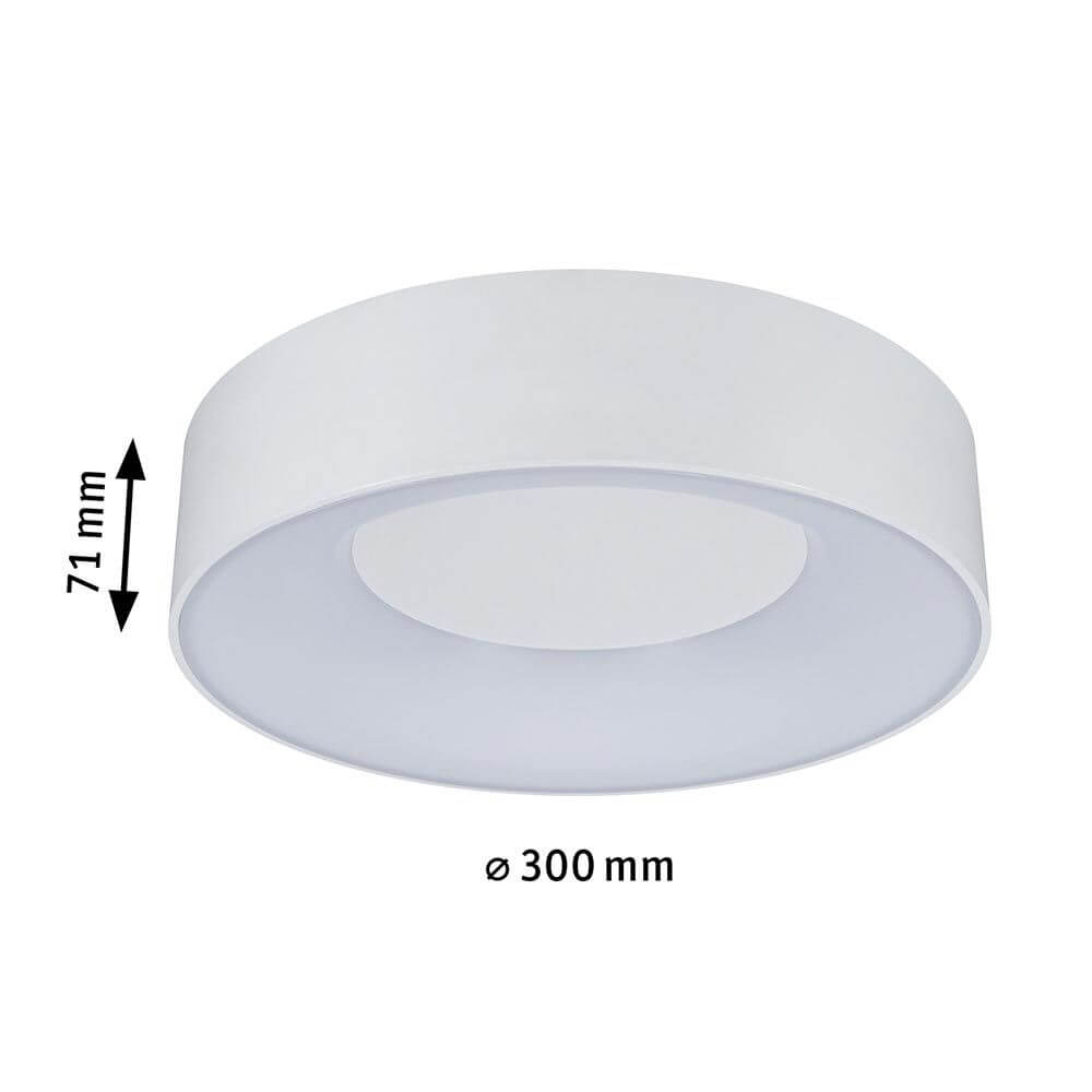 LED HomeSpa Deckenleuchte Casca Switch Dimmbar, runde Deckenleuchte mit 300 mm Durchmesser und 71 mm Höhe.