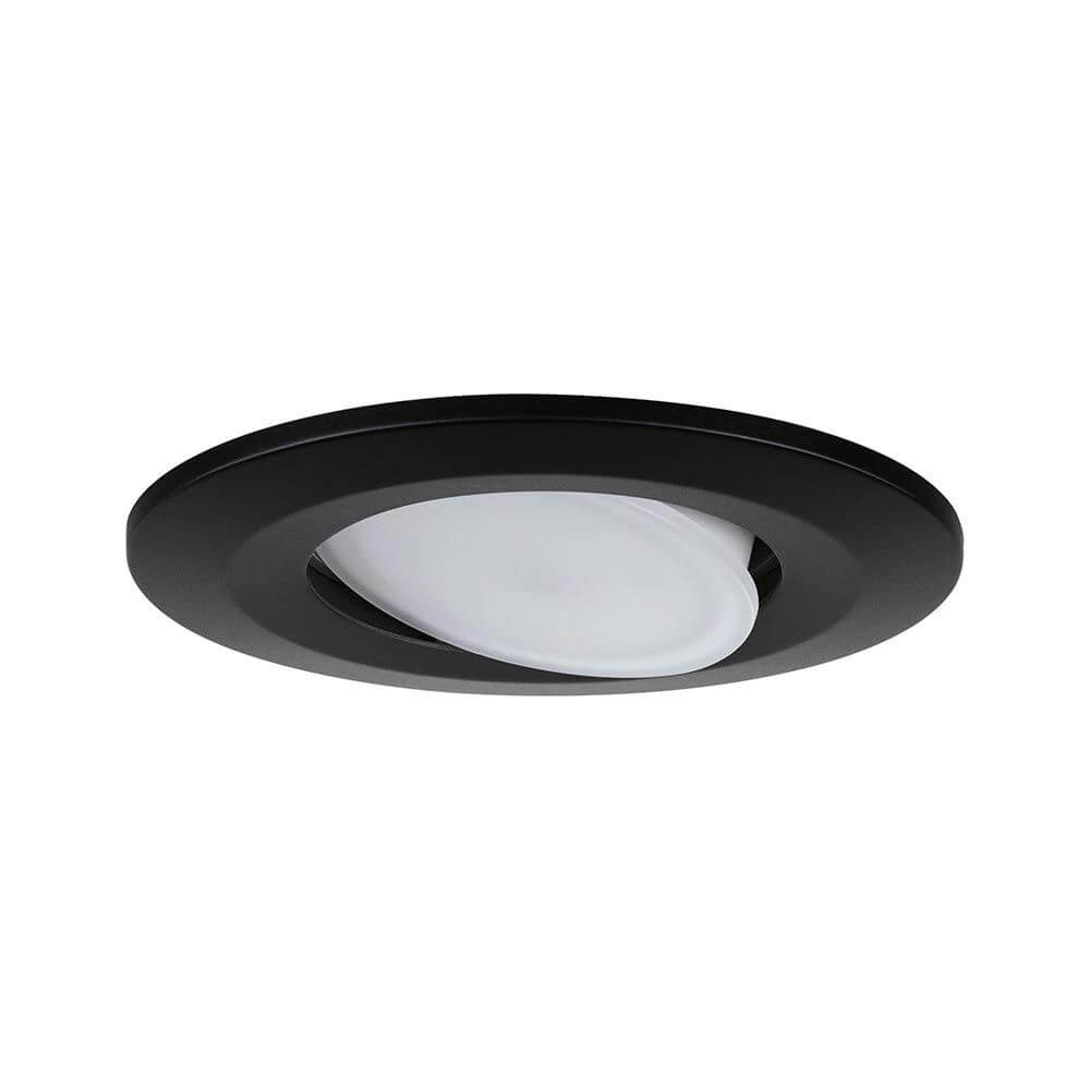 LED HomeSpa Einbauleuchte Calla Basis-Set Ø 9cm Schwarz-Matt IP65 in der Ansicht, elegant und kompakt.