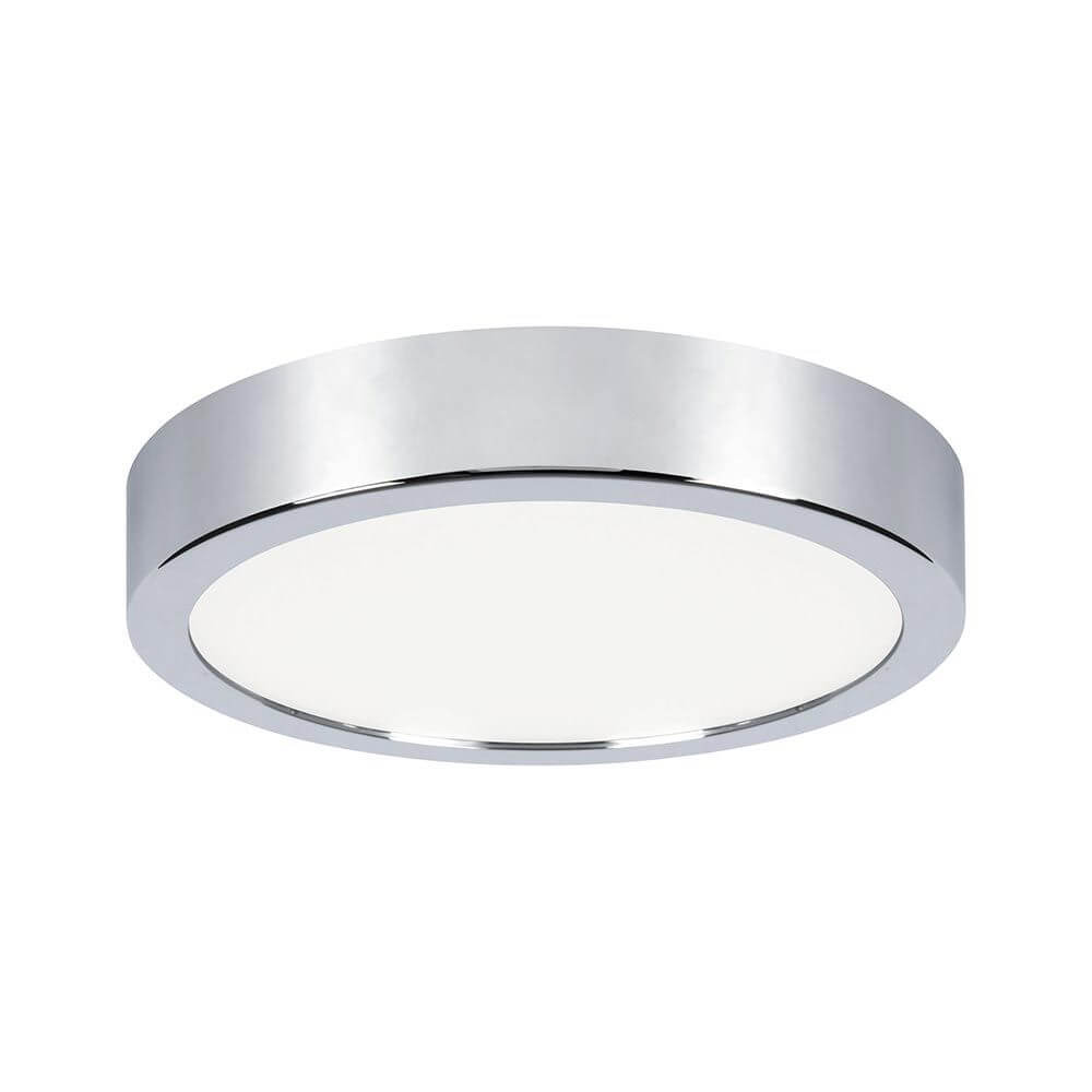 LED HomeSpa Panel Aviar Chrom Dimmbar – elegantes, spritzwassergeschütztes Deckenlicht für Feuchträume.
