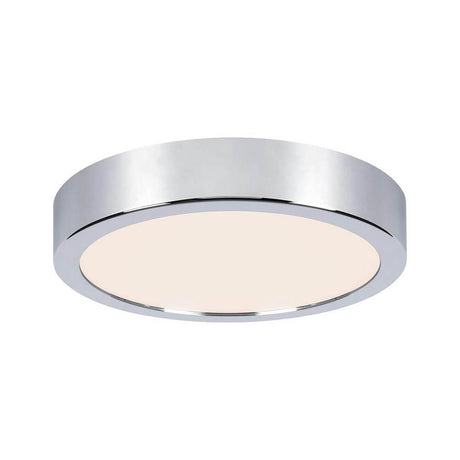LED HomeSpa Panel Aviar Ø 22cm Chrom Phasen Dimmbar, modernes und elegantes Design, ideal für Feuchträume