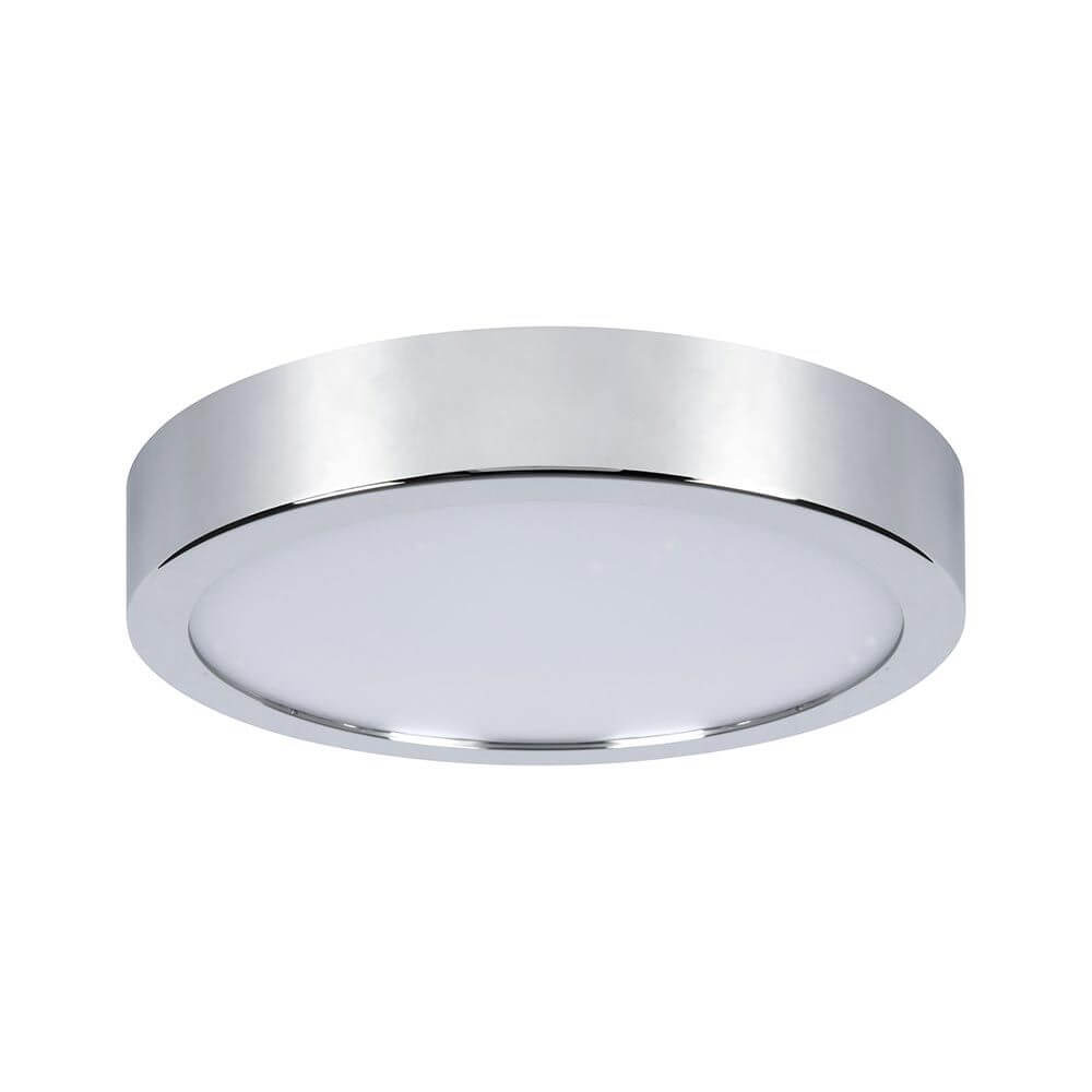 LED HomeSpa Panel Aviar Ø 22cm CCT-Steuerung Weiß, Chrom in modernem Design mit glänzender Chrom-Oberfläche