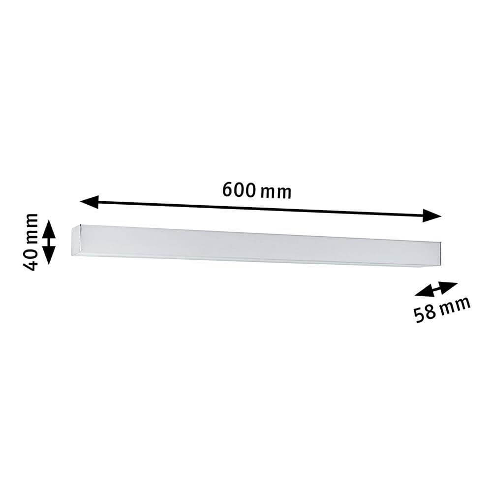 LED HomeSpa Spiegelleuchte Tova CCT-Dimmbar, 600 mm, geeignet für Badezimmer, mit Spritzwasserschutz.