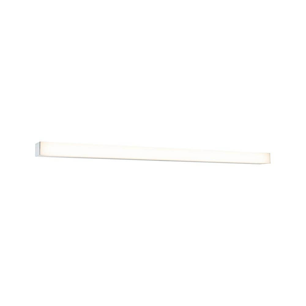 LED HomeSpa Spiegelleuchte Tova Dim-to-Warm Chrom, Weiß im minimalistischen Design mit tuneable white Funktion.