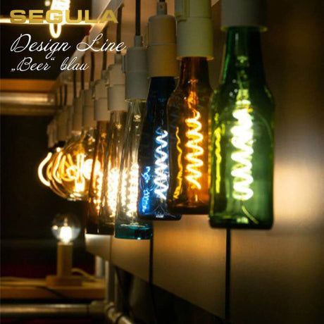 E27 LED Bierflasche Beer Bulb Dimmbar in verschiedenen Farben und Formen mit energiesparender SEGULA Technologie.