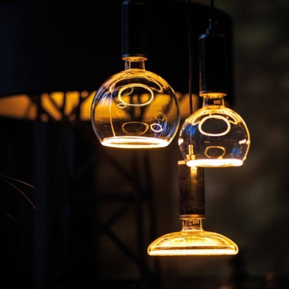 E27 LED Flutuante Extra Branco Quente 1900K Regulável