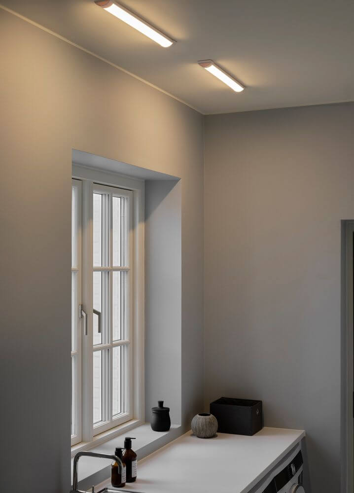 LED Lichtleiste Glendale 60 in modernen Innenraum mit hellem Licht