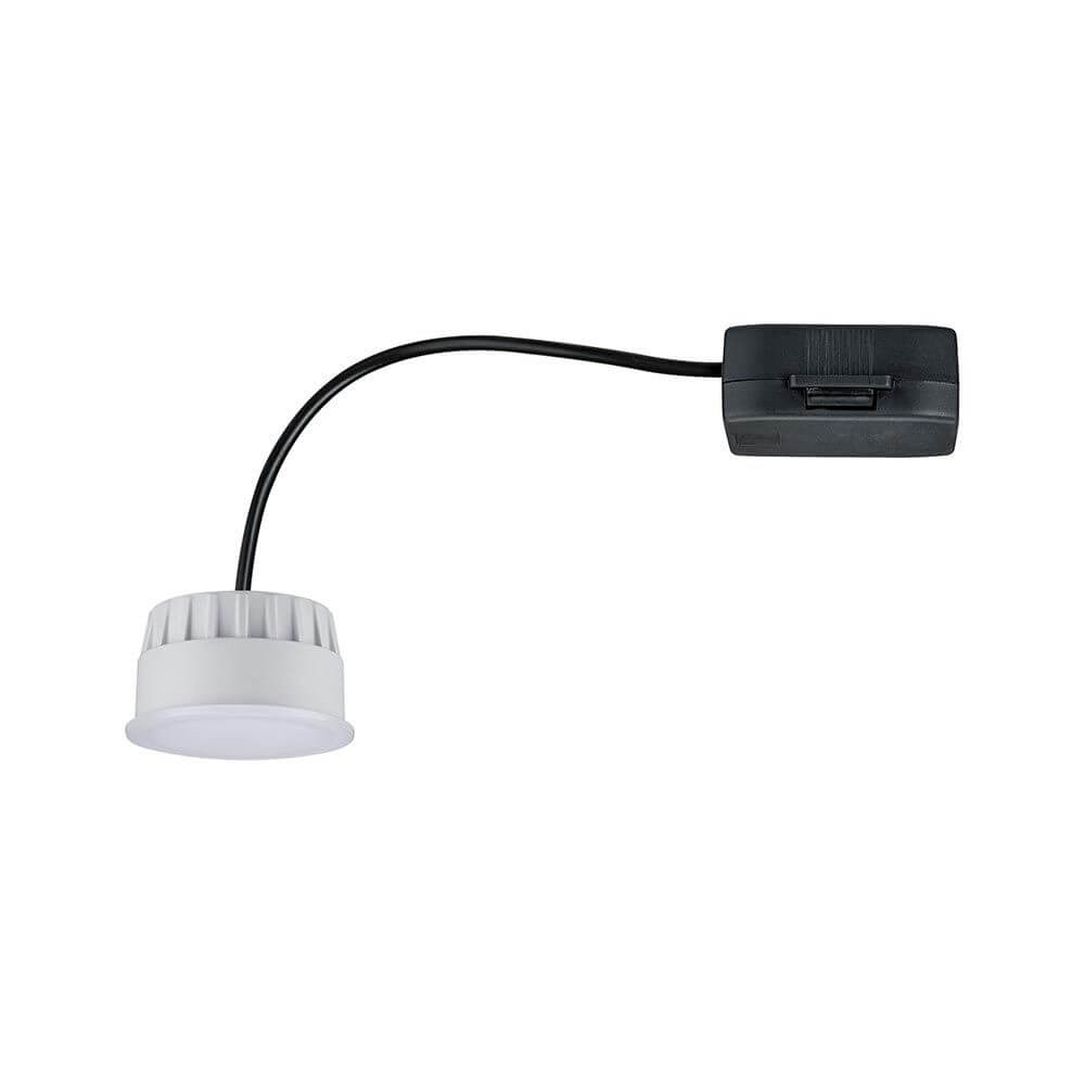 LED Modul Choose 3er-Set Rund mit 3-Stufen-Dimmer 2700K, flache Coin-Leuchte mit flexiblem Arm.
