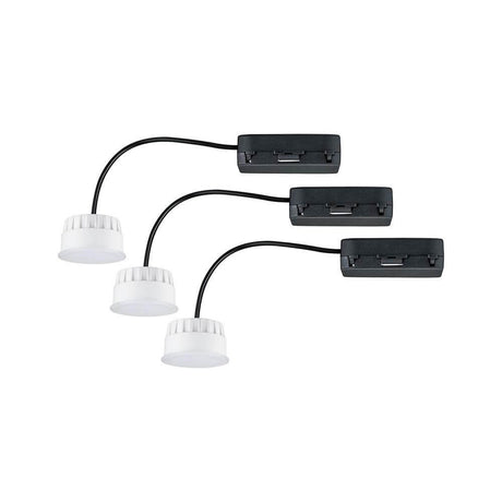 LED Modul Choose 3-piece set round 2700K with EasyDim function and adjustable light sources.