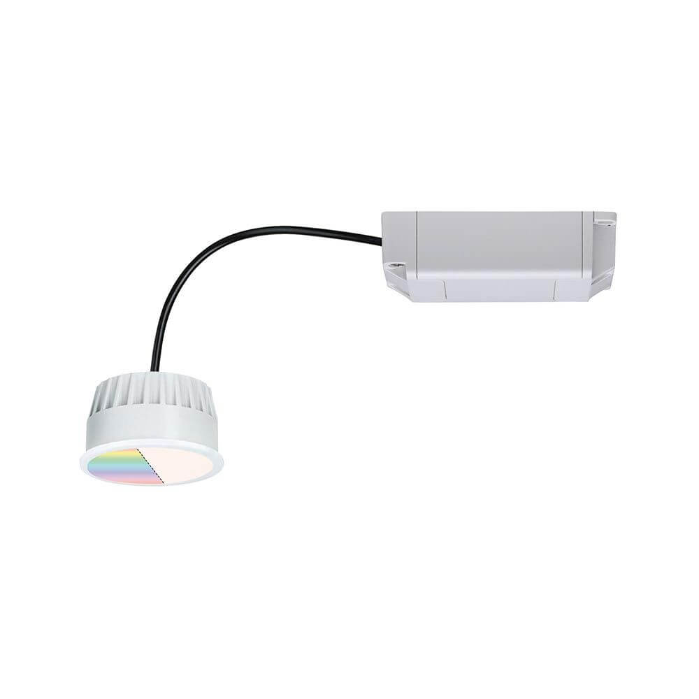 LED Modul Smart Home Zigbee RGBW CCT mit flexibler Verbindung und RGBW-Farbwechsel.