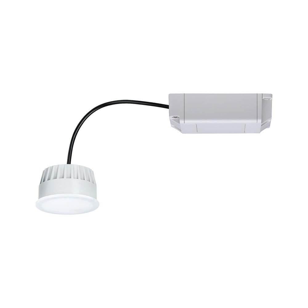 LED Modul Smart Home Zigbee RGBW CCT montiert mit einer flexiblen Anschlussleitung.