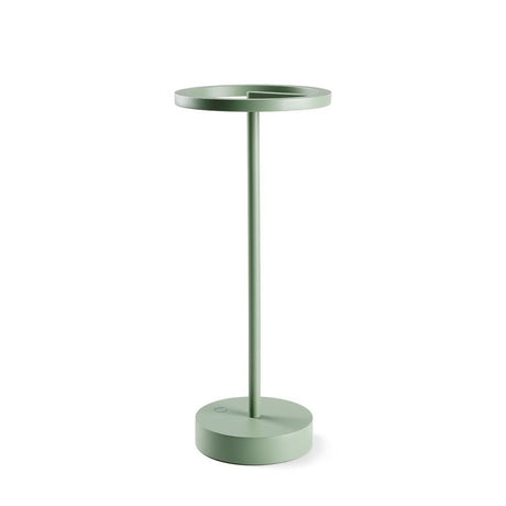 LED Lampada da tavolo a batteria da esterno Smart IP54 in un design minimalista e contemporaneo, con superficie verniciata pressofusa.