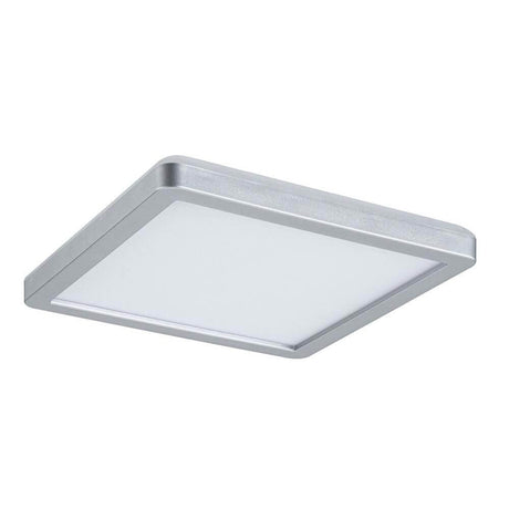 LED Panel Atria Shine 19 x 19cm Eckig Chrom-Matt in moderner, schwebender Design-Optik.