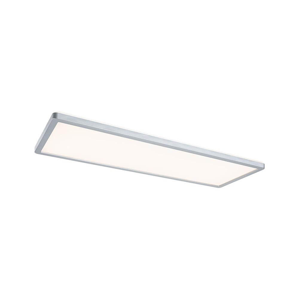 LED Panel Atria Shine Deckenleuchte RGBW Chrom-Matt für wohnliche Raumausleuchtung in modernem Design.