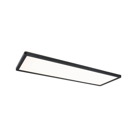 LED Panel Atria Shine 3-step dimmer black rectangular in a modern design, ideal for room lighting.