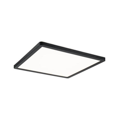 LED Panel Atria Shine Square Black - modern 16W LED panel for even room illumination in living rooms and bedrooms.