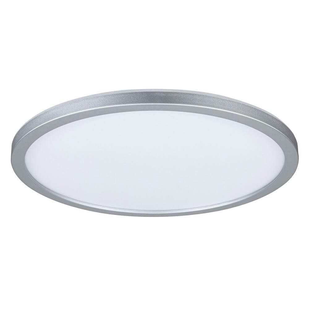 LED Panel Atria Shine Rund Chrom-Matt, 16W, runde Deckenleuchte für warme Raumausleuchtung.