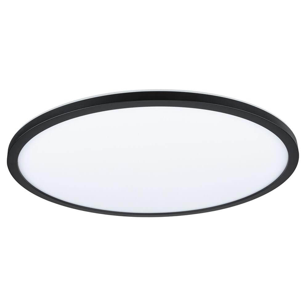 LED Panel für Decke & Wand Atria Shine mit 3 Stufen-Dimmer in Schwarz, rundes Design, ideal für Wohn- und Schlafräume.