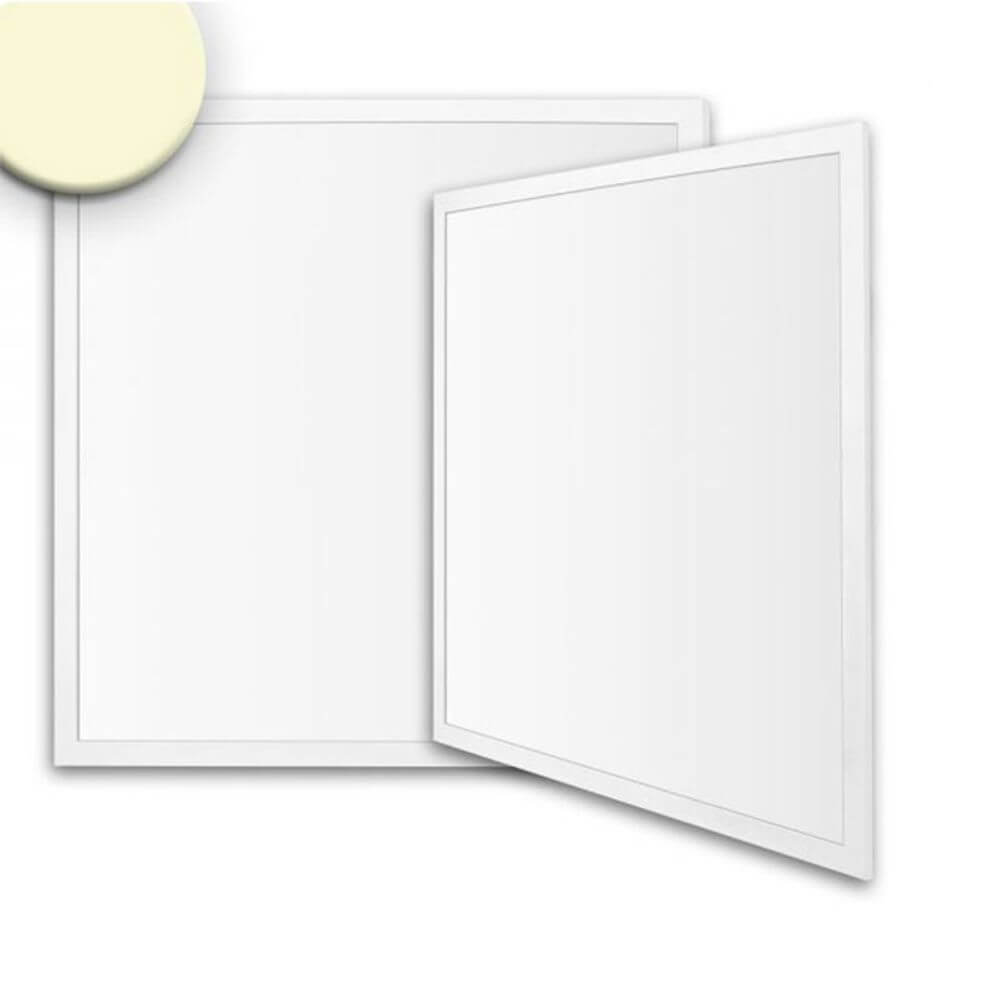 LED Paneel 600mm weiß, flach und effizient, ideal für Büros und Verkaufsflächen.