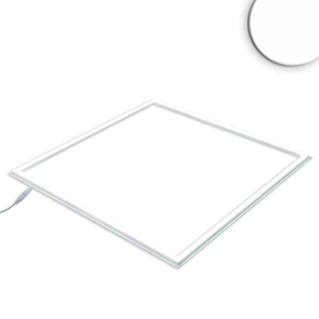 LED Panel Einlegeleuchte Rahmen 62x62cm 3700lm Neutralweiß Dimmbar in flachem Design mit Kabelanschluss.