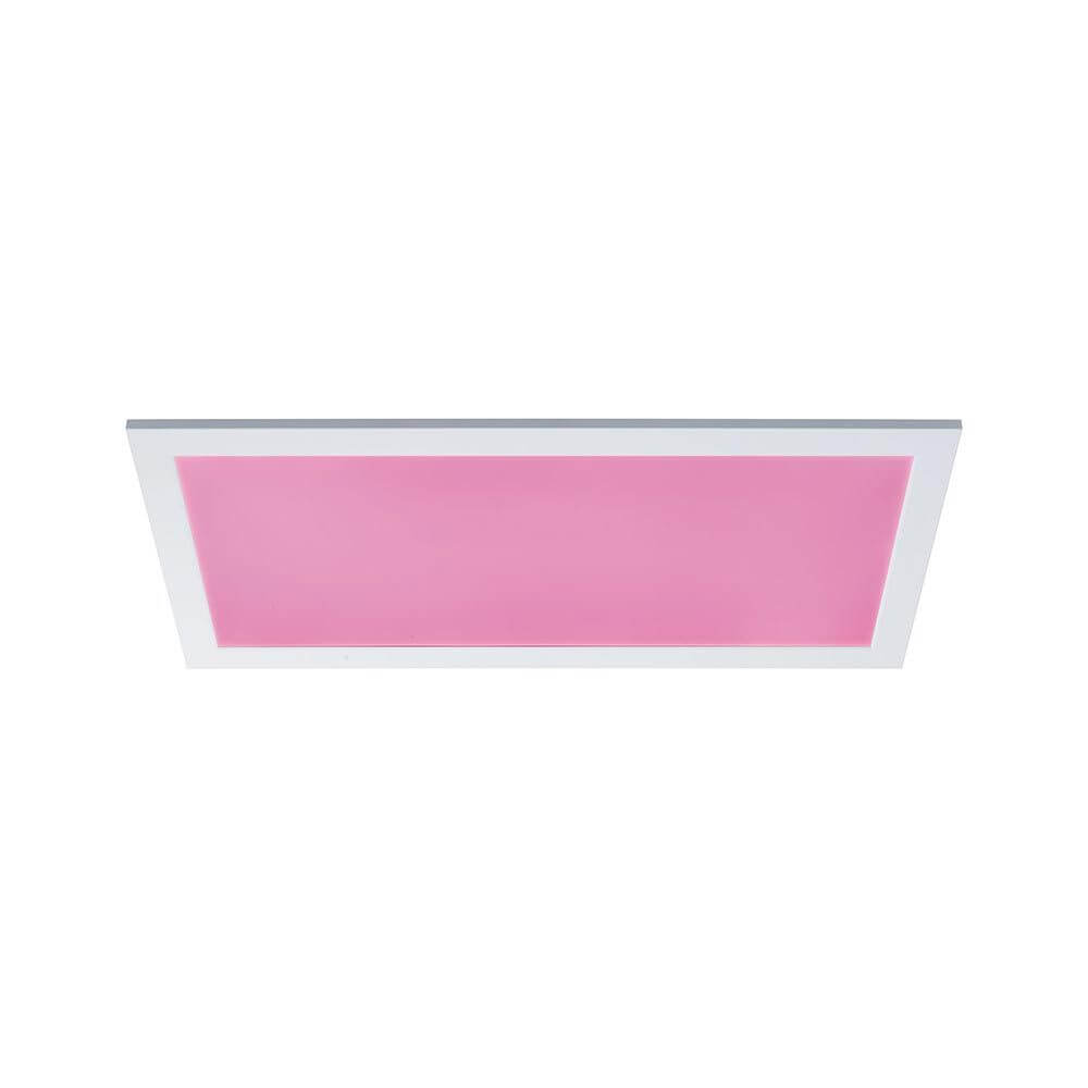 LED Panel Smart Home Zigbee Amaris Eckig RGBW Dimmbar in Pink mit flachem Design