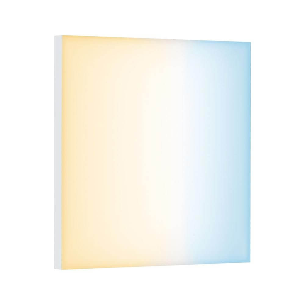 Alt Tag: LED Panel Smart Home Zigbee Velora Eckig CCT Dimmbar, 295x295mm rahmenloses, ultraflaches Tunable White Panel mit satinierter Diffusorplatte