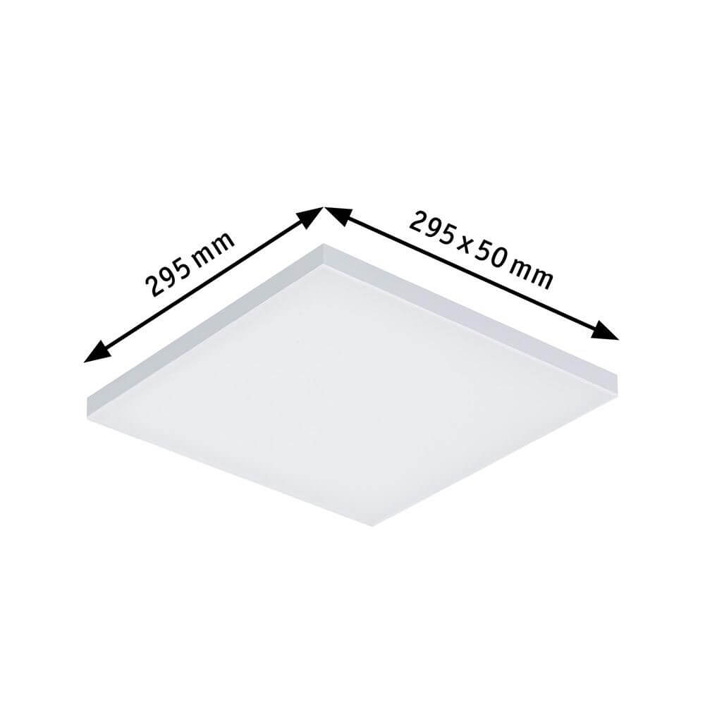 LED Panel Smart Home Zigbee Velora Eckig CCT Dimmbar 295x295mm rahmenlos ultraflach satinierte Diffusorplatte Tunable White