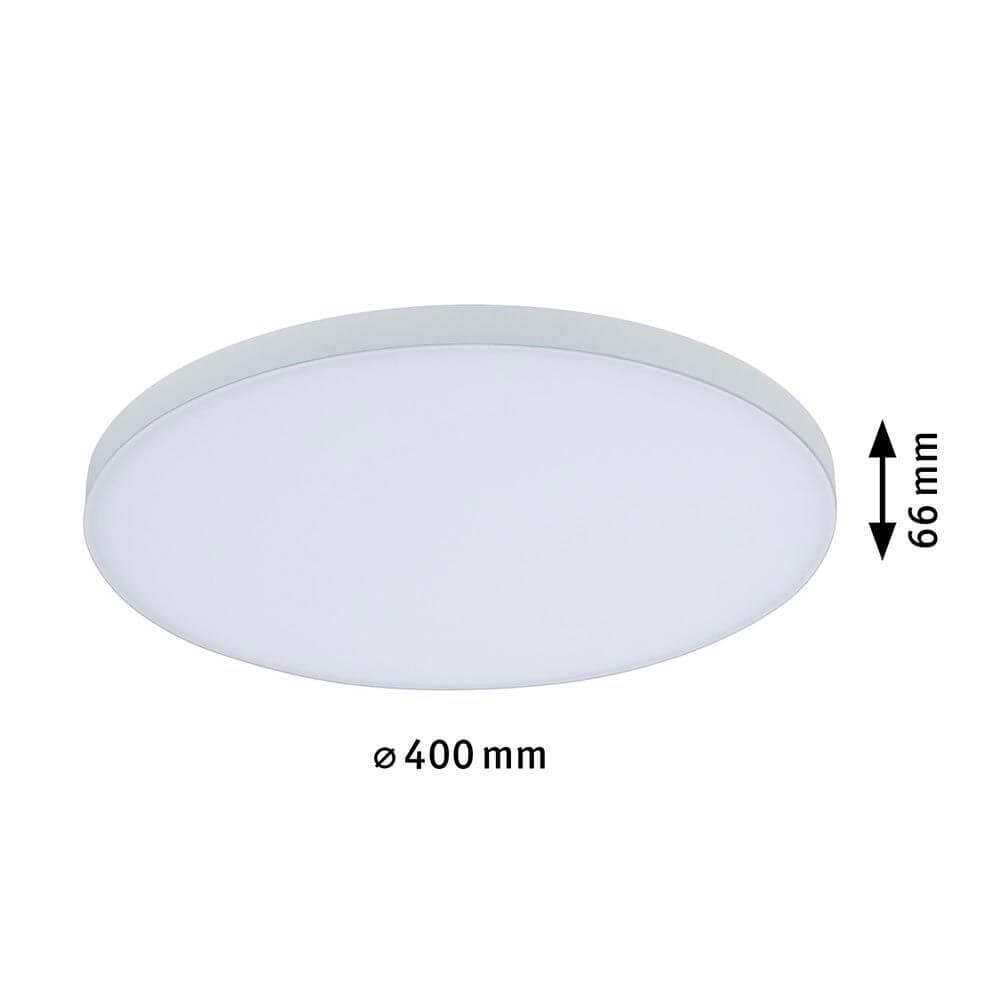 LED Panel Velora Ø 40cm warmweiß, rahmenlos, ultraflache Bauform, perfekt für Wand- und Deckenmontage.