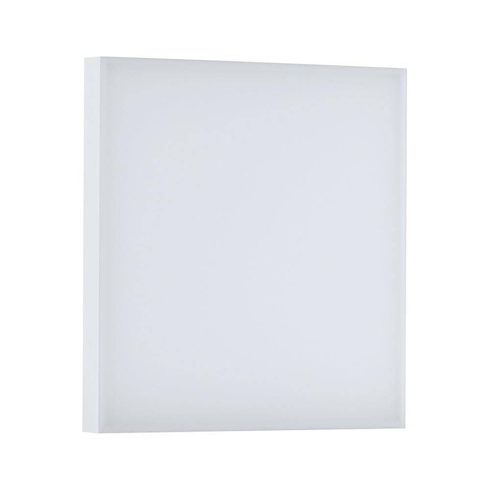 LED Panel Decken- & Wandleuchte Velora Eckig in Weiß-Matt, 225x225mm, ultraflach mit diffuser satinierter Oberfläche.