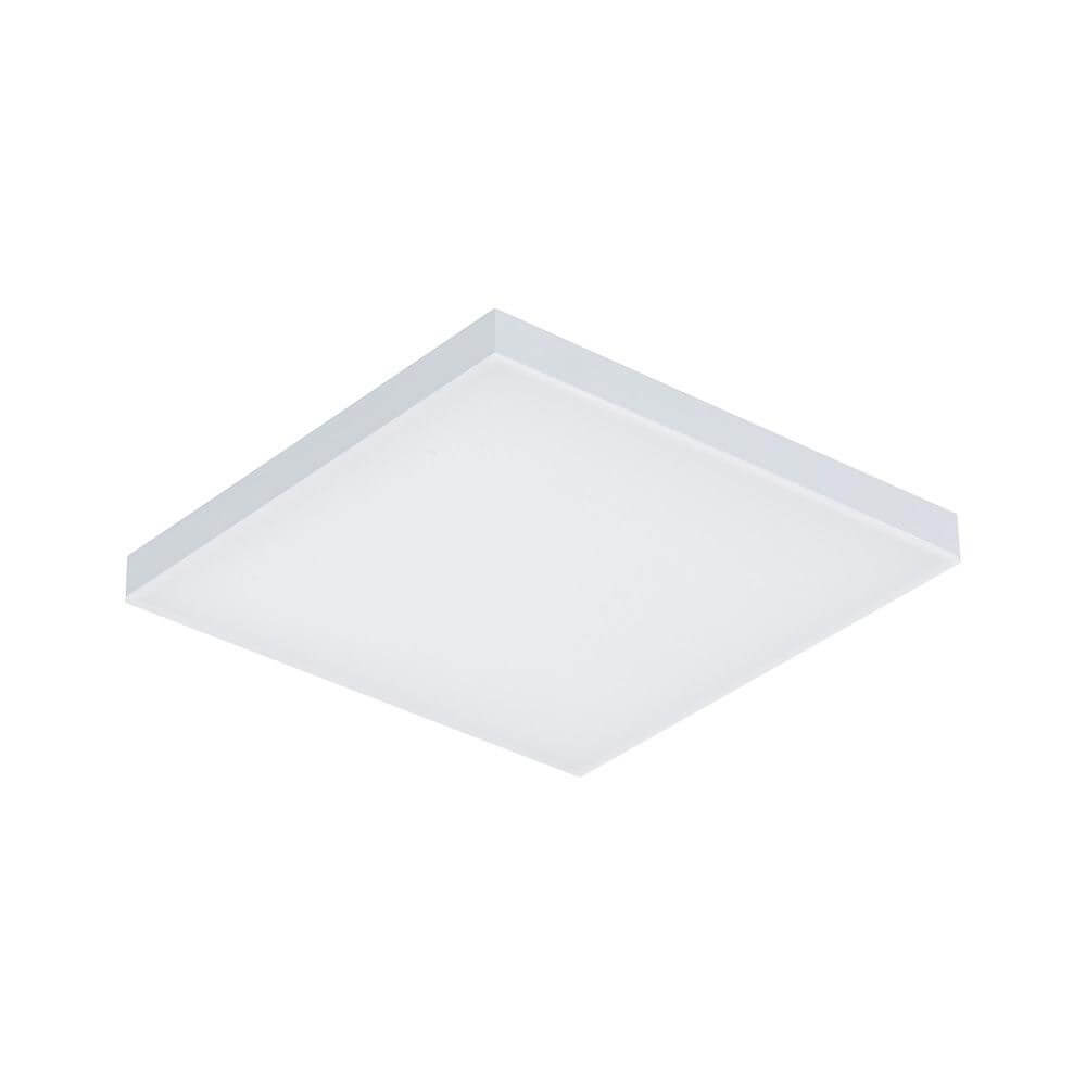 LED Panel Decken- & Wandleuchte Velora in Weiß-Matt, rahmenlos, ultraflache Bauweise und satinierte Diffusorplatte.