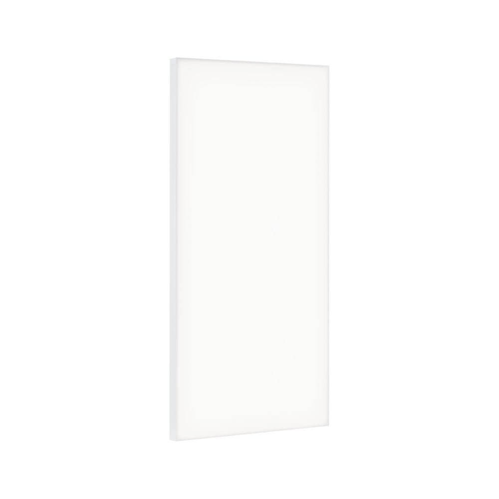Rahmenloses LED Panel Velora in Weiß-Matt, ultraflache Bauform, 595x295mm für angenehmes Raumlicht.