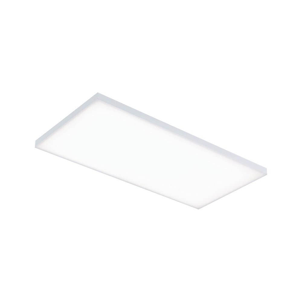LED Panel Velora 60x30cm Weiß-Matt, rahmenloses Aufbaupanel mit satinierter Diffusorplatte für gleichmäßiges Raumlicht.