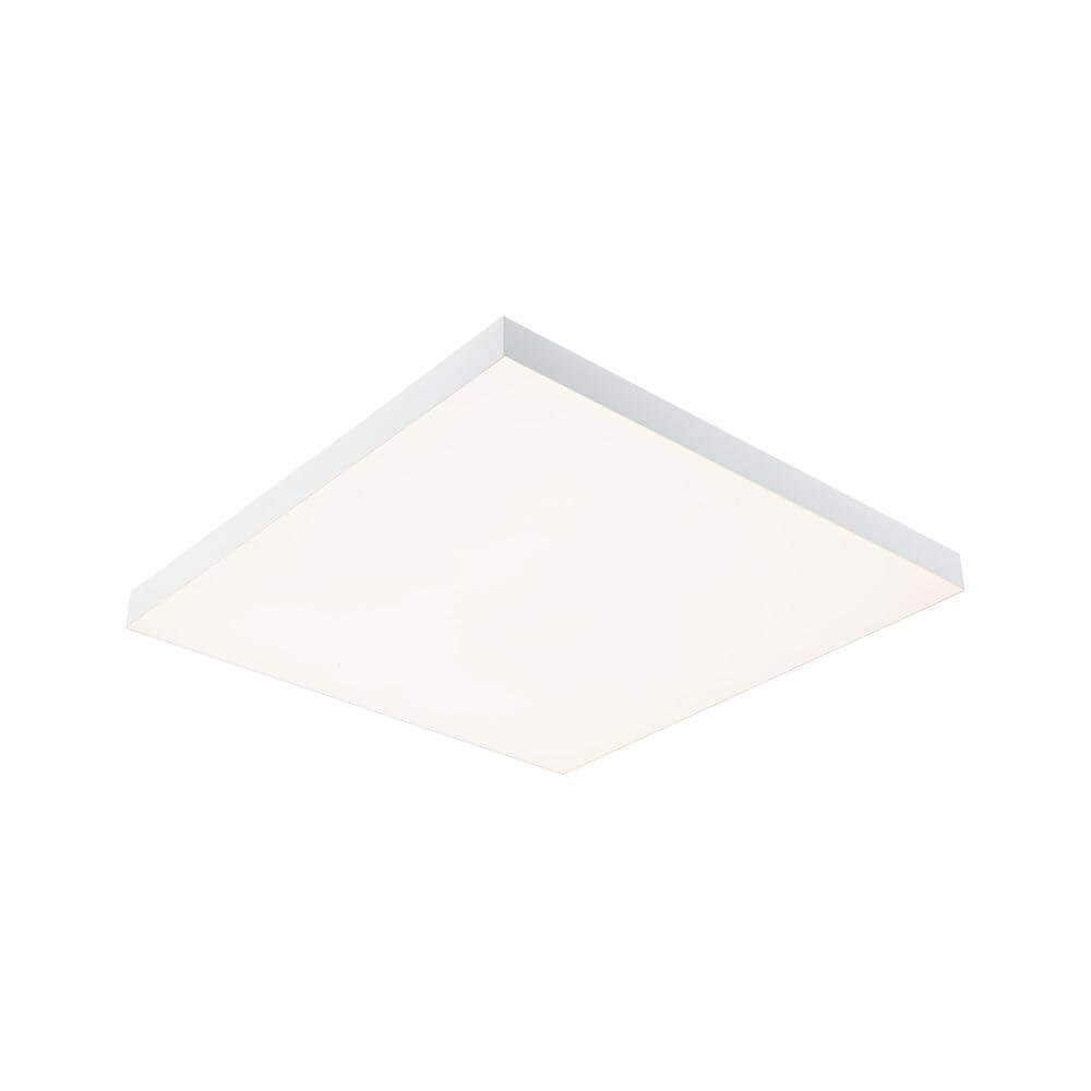 LED Panel Velora Rainbow RGBW Dynamisch 45x45cm in weißem Design, geeignet für spektakuläre Lichteffekte.