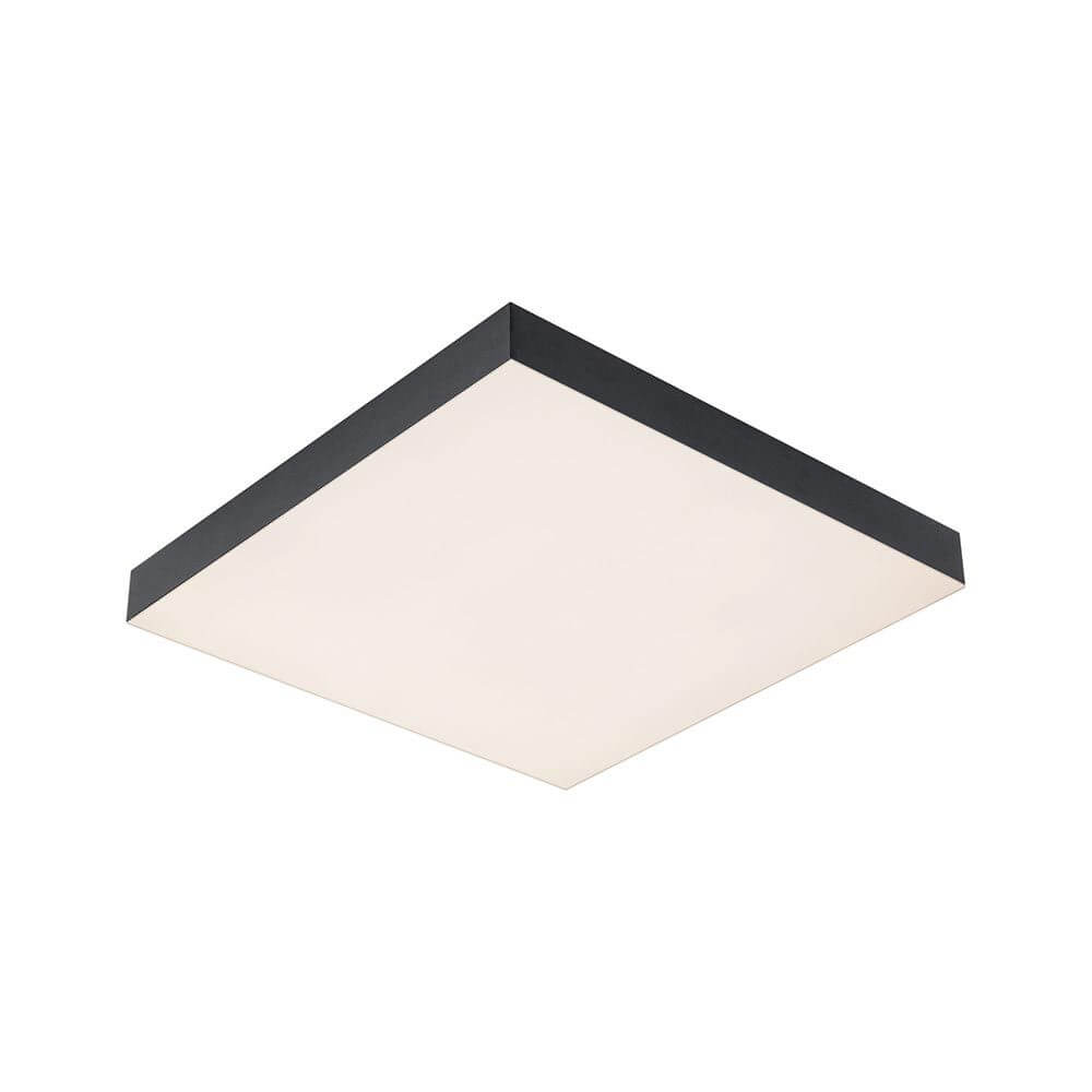 LED Panel Velora Rainbow RGBW Dynamisch 29x29cm in Schwarz, ideal für spektakuläre Lichteffekte im Wohnraum.