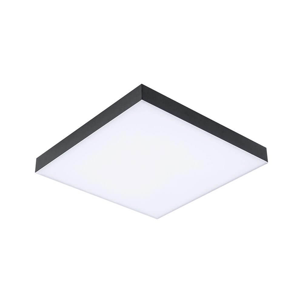 LED Panel Velora Rainbow RGBW Dynamisch 29x29cm in schwarzem Design für spektakuläre Lichteffekte.