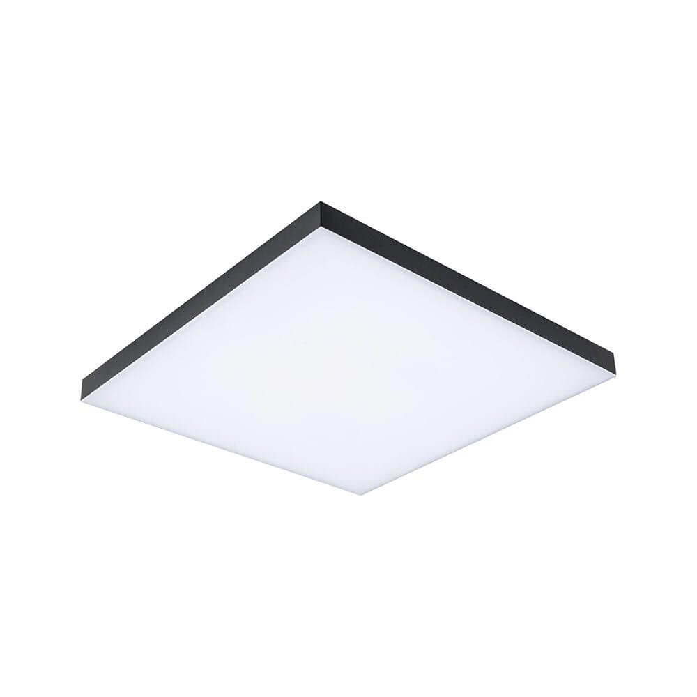 LED Panel Velora Rainbow RGBW Dynamisch Quadratisch Schwarz - Deckenleuchte mit modernem Design.