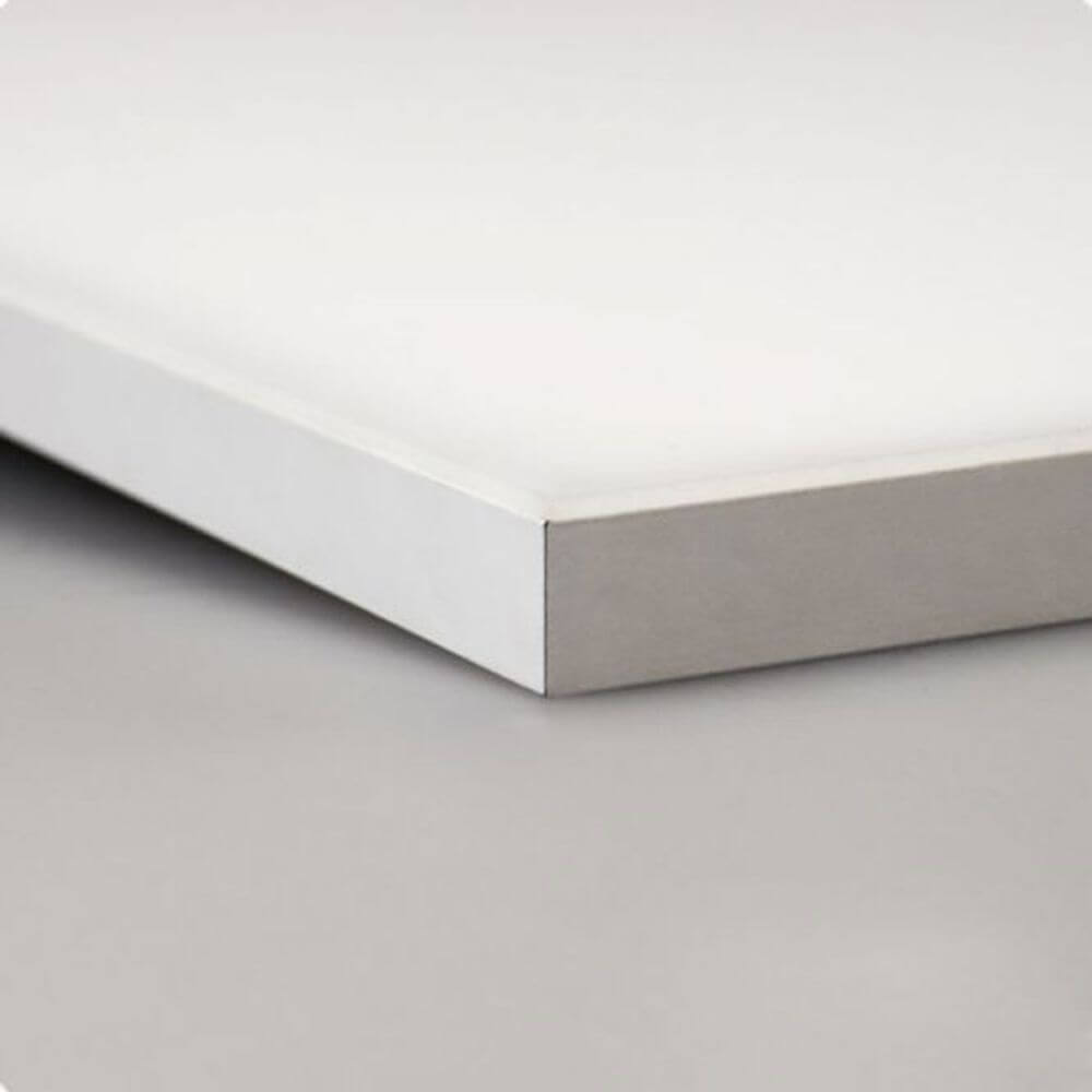 LED Panel rahmenlos 600 Neutralweiß Dimmbar 5100lm Weiß Detailansicht mit flachem Rand