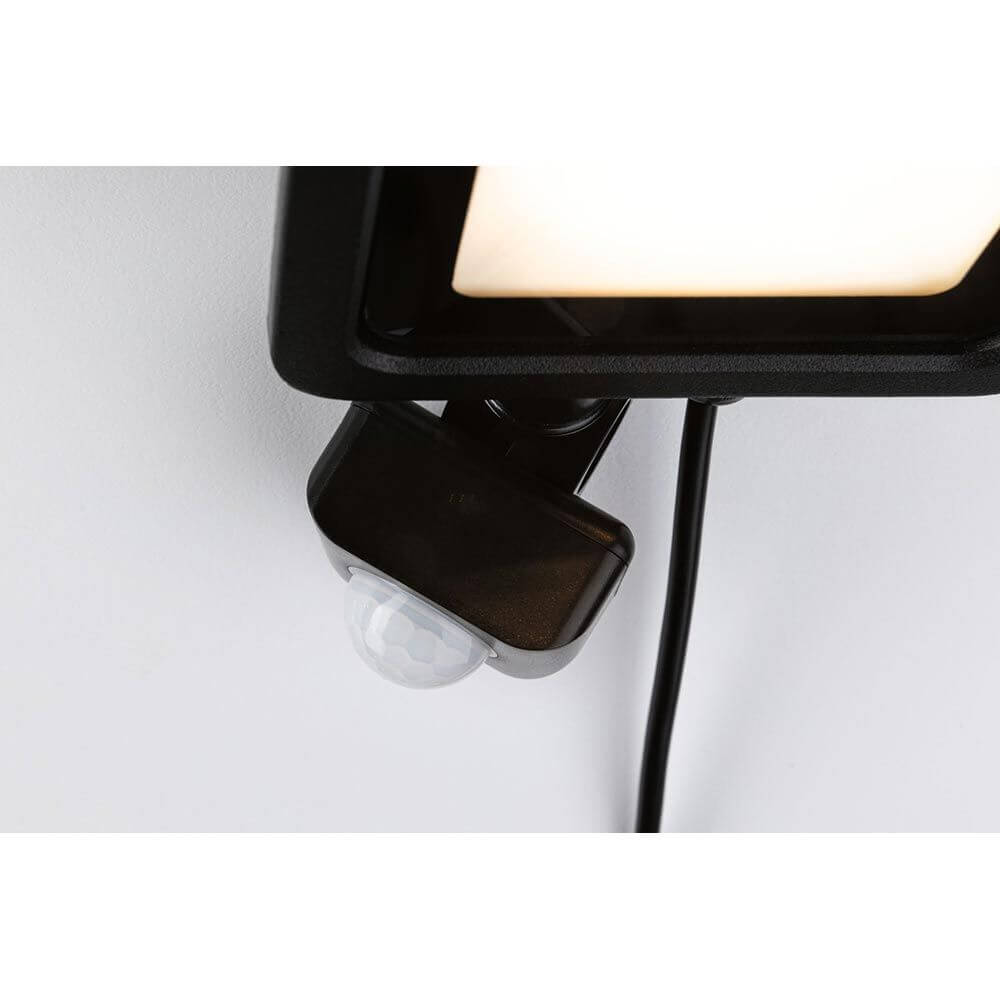 Park + Light Sensor LED Außenstrahler Bimea IP65 Schwarz mit Bewegungsmelder für Außenbereiche