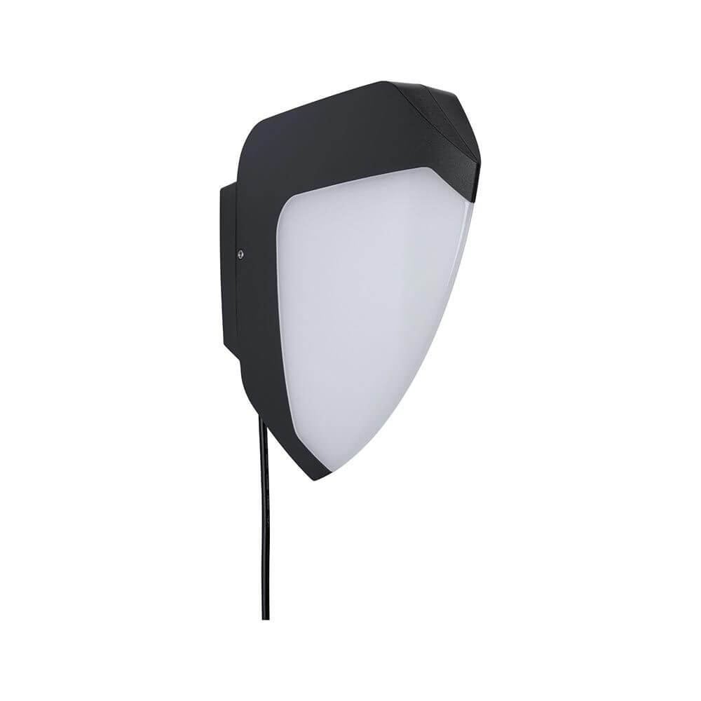 Park + Light LED Sensor Außenwandleuchte Ikosea, anthrazit, ideal für Carport und Garage, 350lm, IP44.