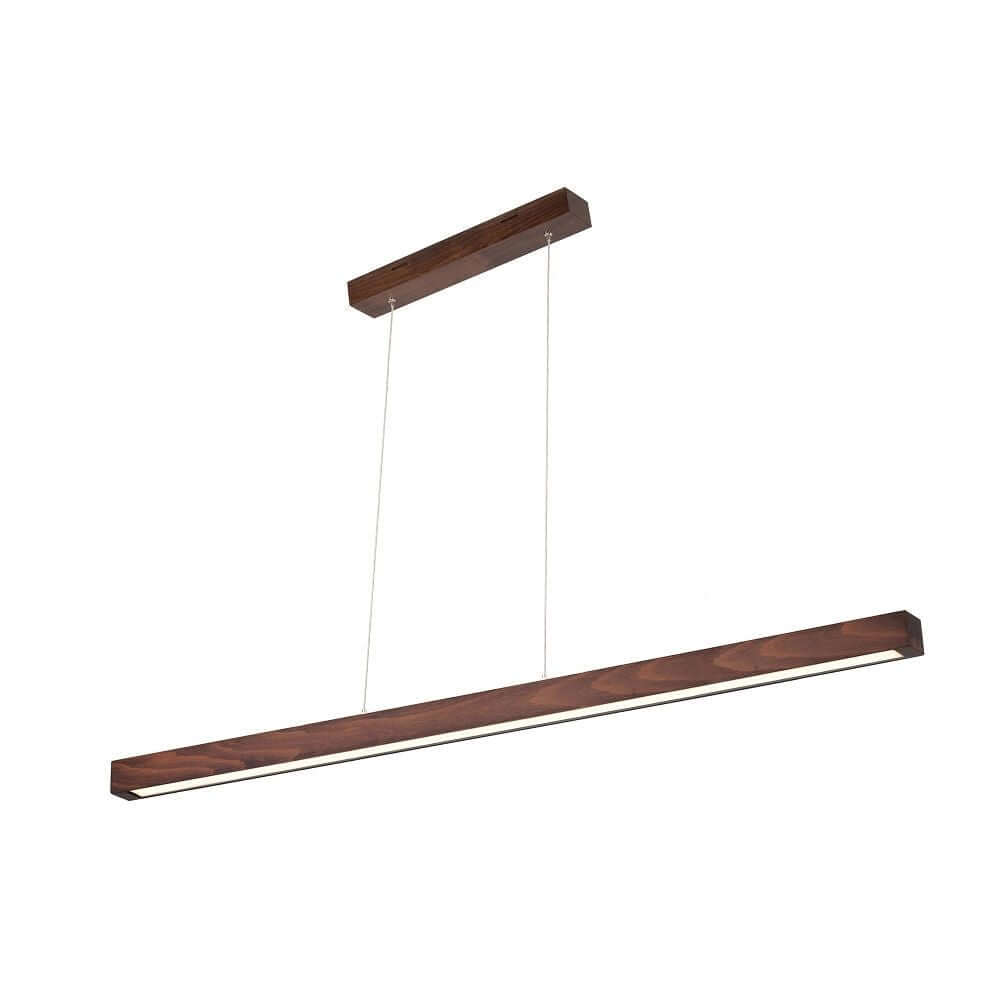 LED Pendellampe Smal Touch-Dimmer 3220lm Nuss
