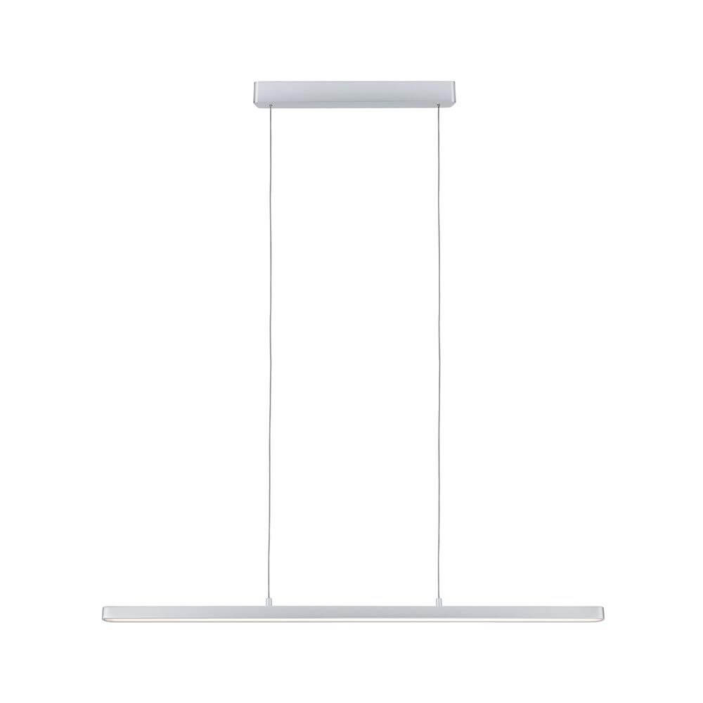 LED Pendelleuchte Lento CCT-Dimmbar 2700-6000K Weiß in modernem Design, höhenverstellbar und elegant.