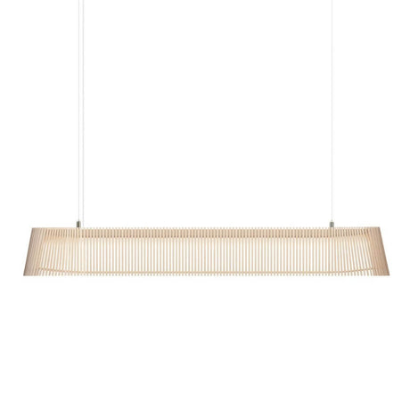 LED pendant lamp owalo 7000 made of wood 100cm