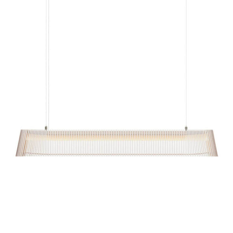 LED pendant lamp owalo 7000 made of wood 100cm