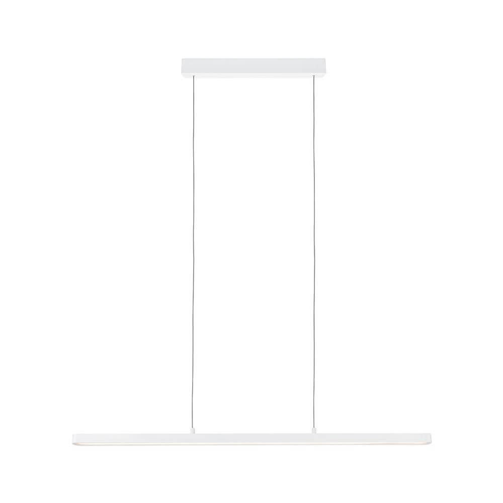 LED Pendelleuchte Smart Home Bluetooth Lento Weiß in modernem Design, höhenverstellbar und energiesparend.