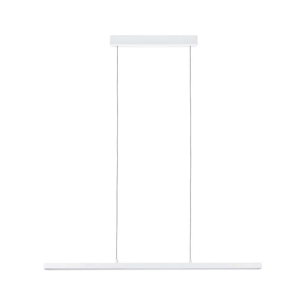LED Pendelleuchte Smart Home Bluetooth Lento Weiß in modernem Design, höhenverstellbar und effizient.