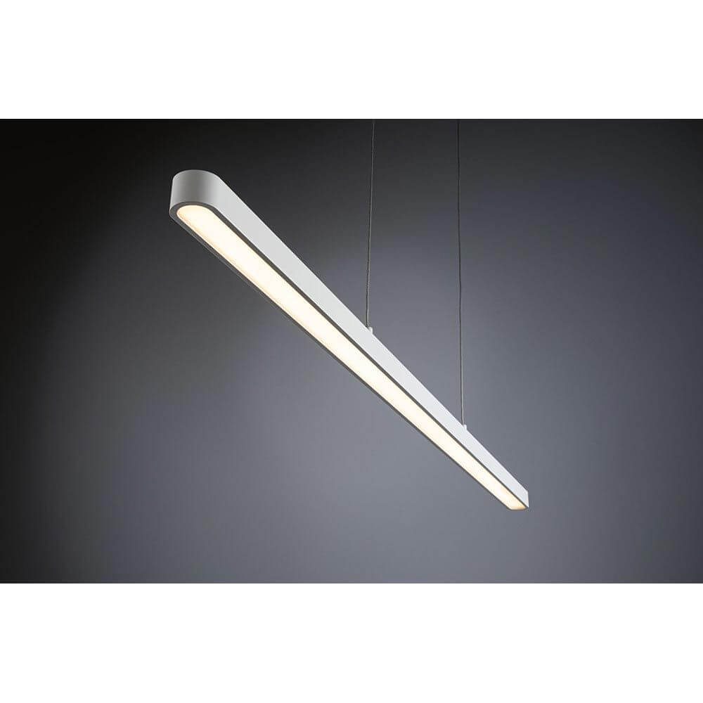 LED Pendelleuchte Smart Home Bluetooth Lento Weiß – moderne, höhenverstellbare Leuchte mit hohem Lumenoutput und Bluetooth Steuerung.