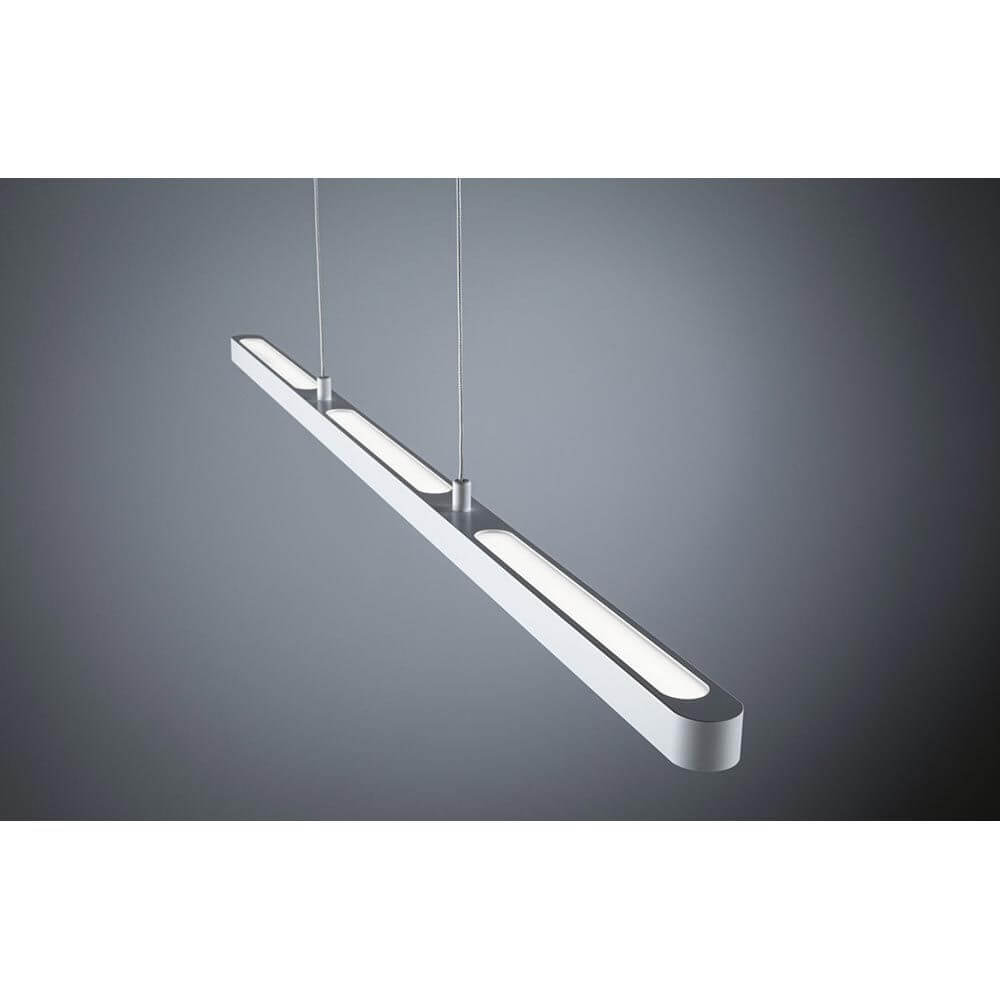 LED Pendelleuchte Smart Home Bluetooth Lento Weiß - moderne und höhenverstellbare Pendelleuchte in Weiß.