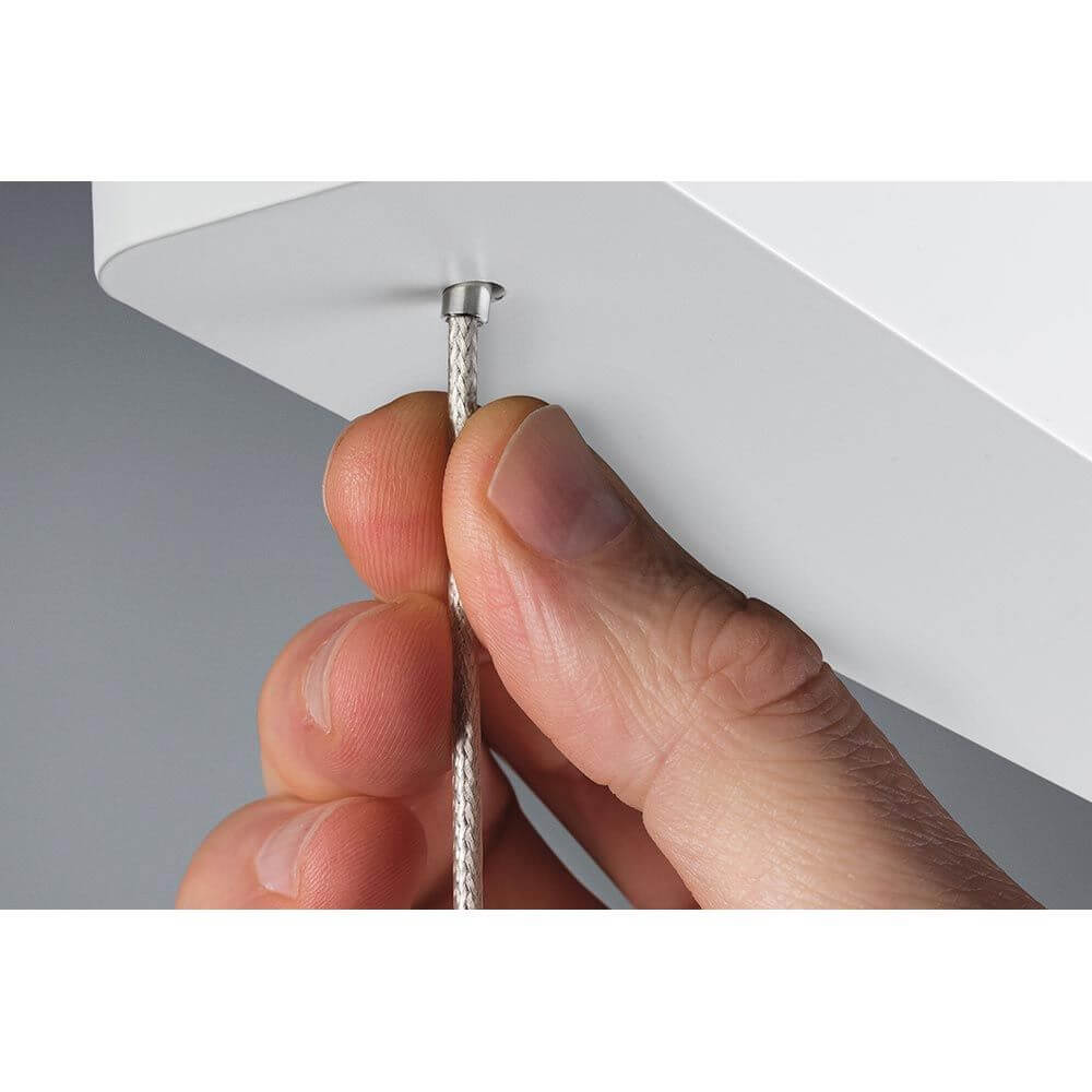 LED Pendelleuchte Smart Home Bluetooth Lento Weiß: Höhenverstellbare Leuchte mit einstellbarem Zugdämpfer.
