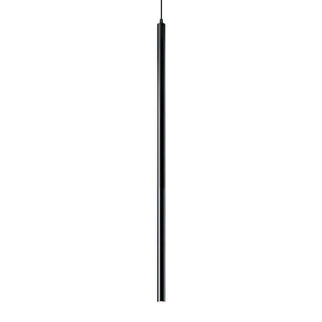 LED Pendelleuchte Ultrathin 1000lm , 3000K Schwarz in eleganter Stift-Form.